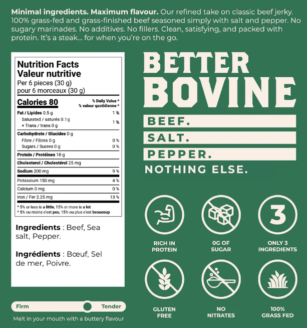 Better Bovine Beef Jerky
